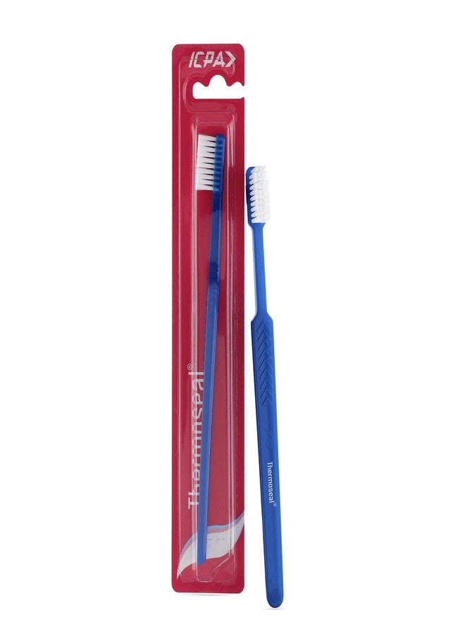 ICPA Thermoseal Toothbrush, Adult, Manual, Blue (pack of 12) - Image 4